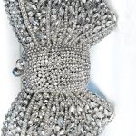 Silver Crystal Purse