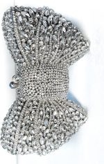 Silver Crystal Purse